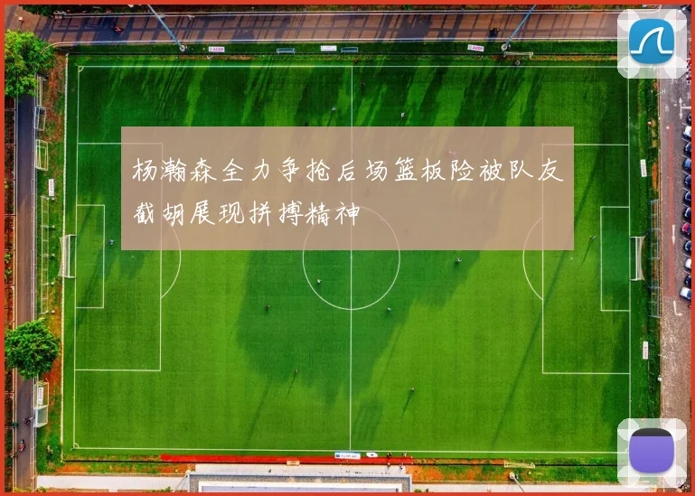杨瀚森全力争抢后场篮板险被队友截胡展现拼搏精神