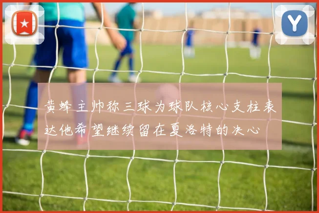 黄蜂主帅称三球为球队核心支柱表达他希望继续留在夏洛特的决心